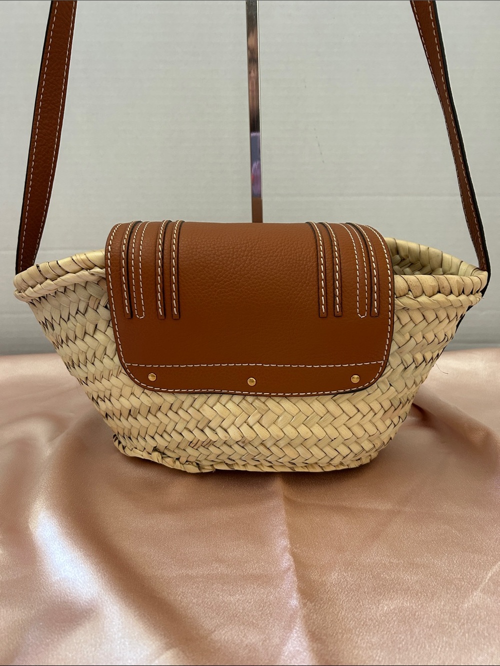 New Chloe Raffia Marcie Bag-PRICE IS FIRM - Picture 3 of 14
